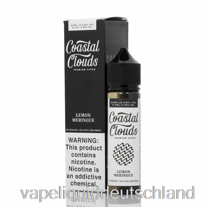 Zitronenbaiser – Coastal Clouds Co. - 60 Ml 3 Mg Vape-Flüssigkeit